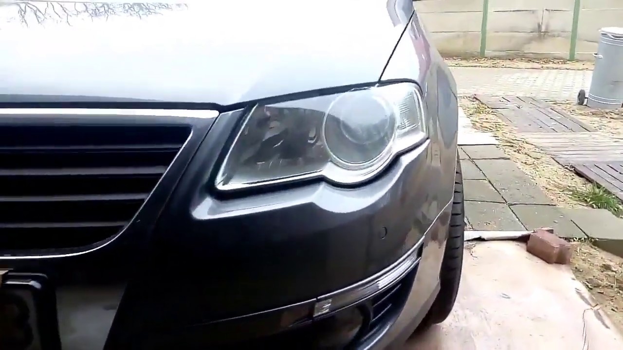 Wymiana żarówki H7 VW Passat b6(How to change headlight