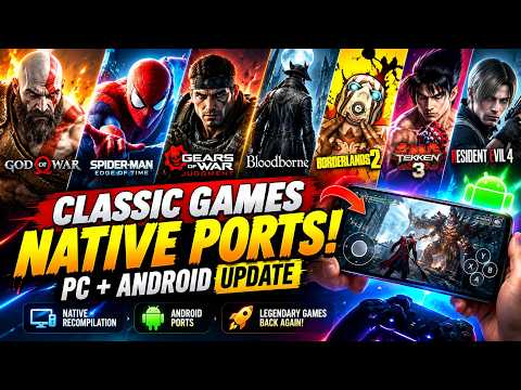 God of War, RE4, Tekken 3 & MORE Are Coming Natively to Android! 😱🔥