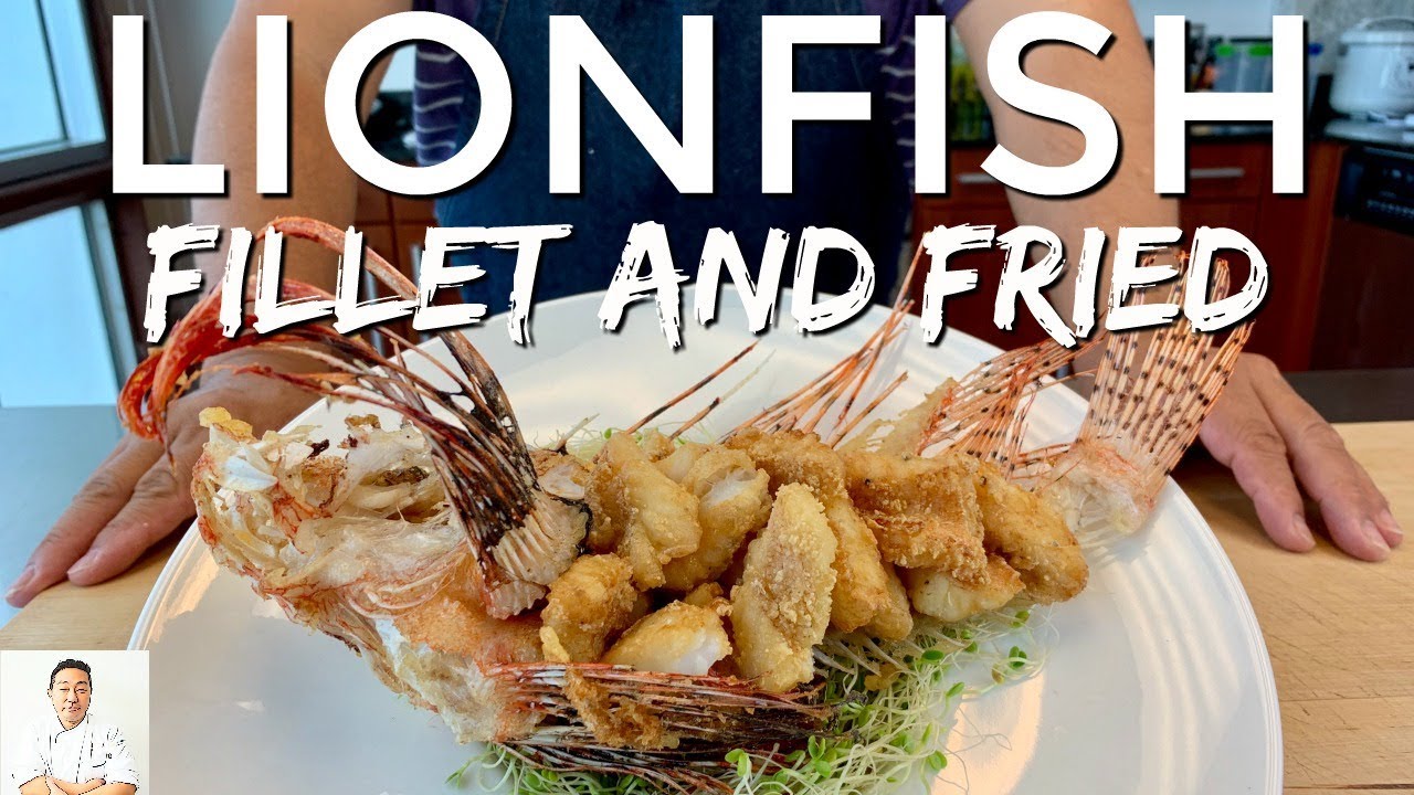 Whole Fried Lionfish | Clean, Fillet, Fry | Hiroyuki Terada - Diaries of a Master Sushi Chef