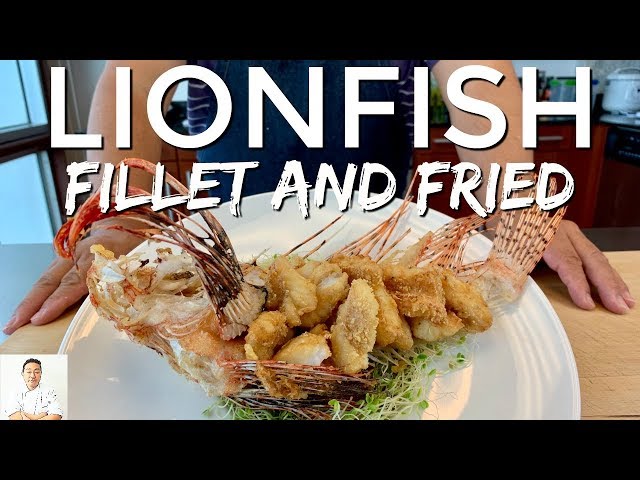 Whole Fried Lionfish | Clean, Fillet, Fry