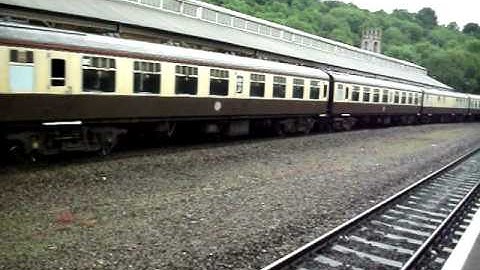 DB Schenker Class 66 & Class 47 66189-47812 Passing Bath Spa Working 5Z50  To Bristol TM