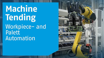 Machine Tending – Werkstück- und Paletten-Automation mit Doppelgreifer EGU