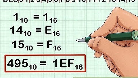 Hexadecimal subtraction