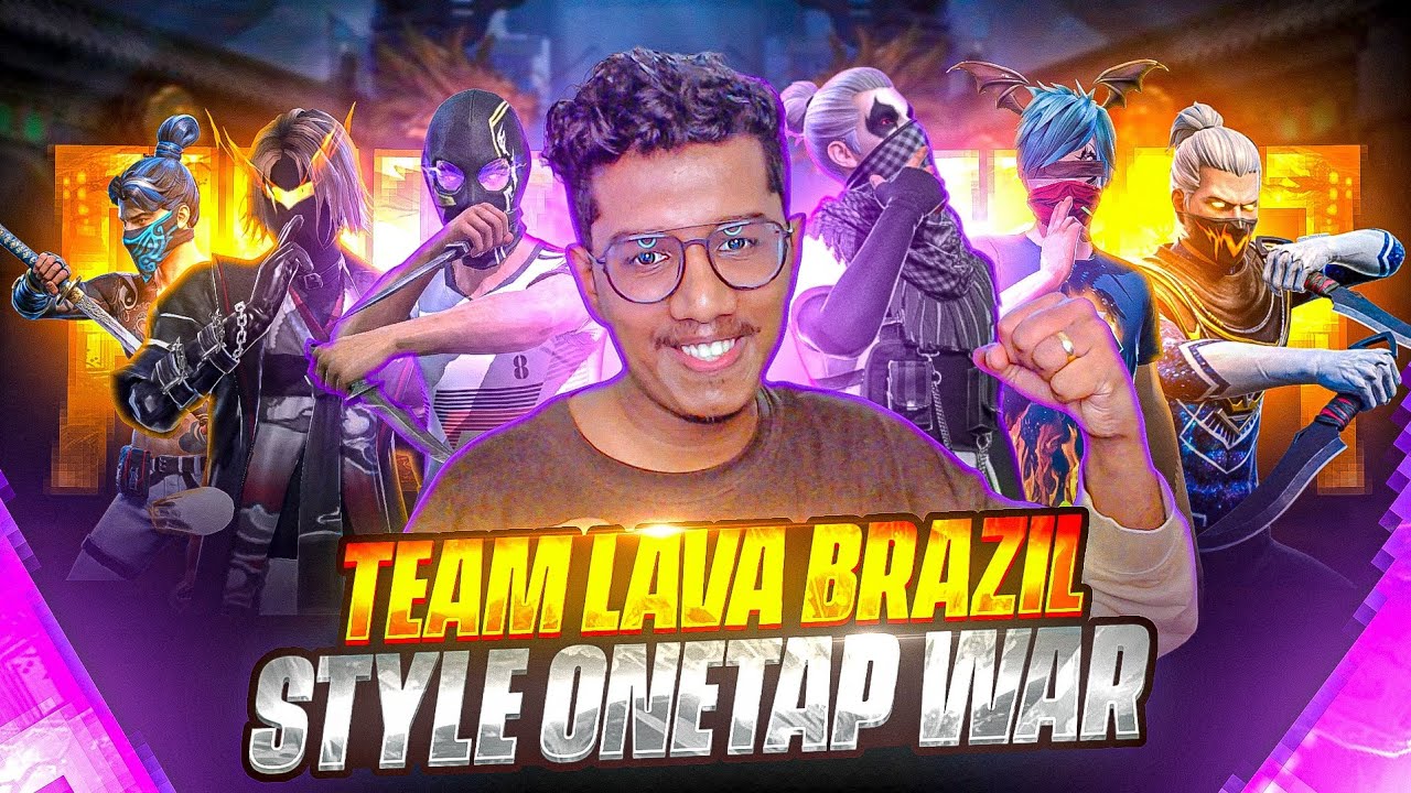 Brazil Style ☠️ Team Lava 1v1 OneTap War കളിച്ചപ്പോൾ 🔥 Akshay Akz
