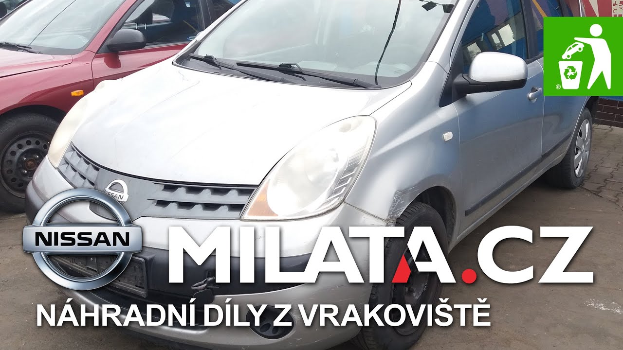 NISSAN NOTE 1.4 na náhradní díly z ověřeného vrakoviště