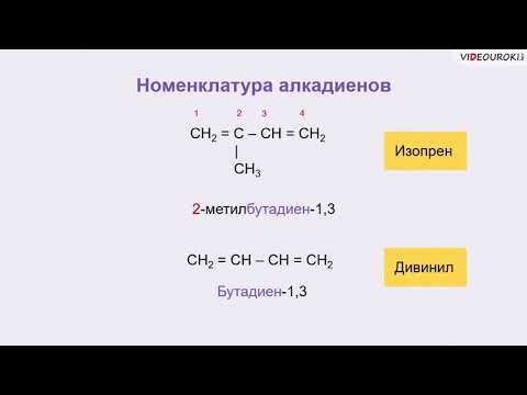 13  Алкадиены  Гомологический ряд, номенклатура и изомерия