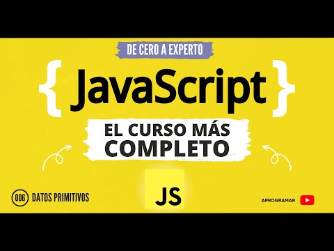 Aprogramar con JavaScript - 06 Datos primitivos