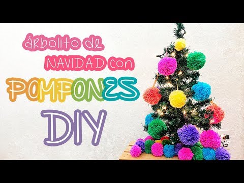 Ideas para Navidad – Decora tu ÁRBOL DE NAVIDAD con POMPONES DIY// BigCrafts