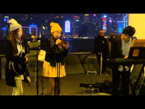 iN荒蕪cover衛蘭【心亂如麻】@TST Star Ferry Pier - 2014-12-25
