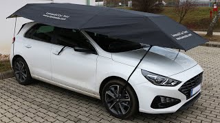 Lanmodo Automatic Car Tent  Unboxing & Test