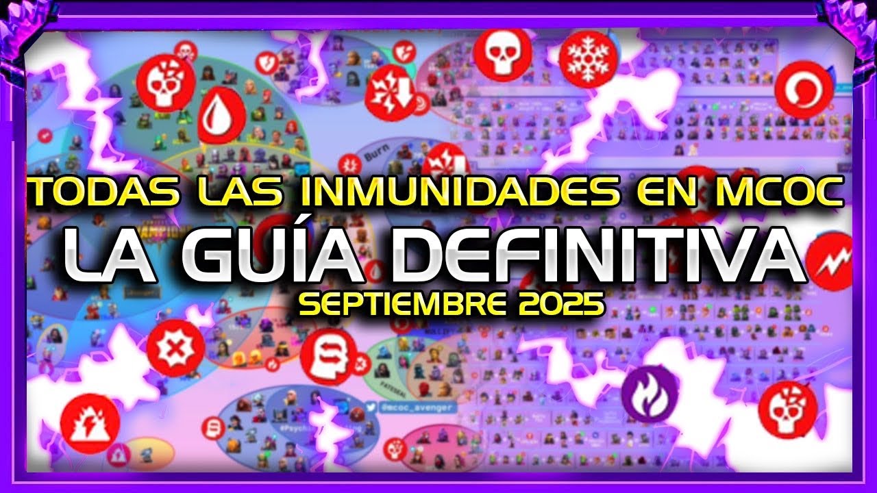ВСЕ ИММУНИТЕТЫ MCOC *ОБНОВЛЕНО* 2025 ✅ | Marvel: Битва чемпионов