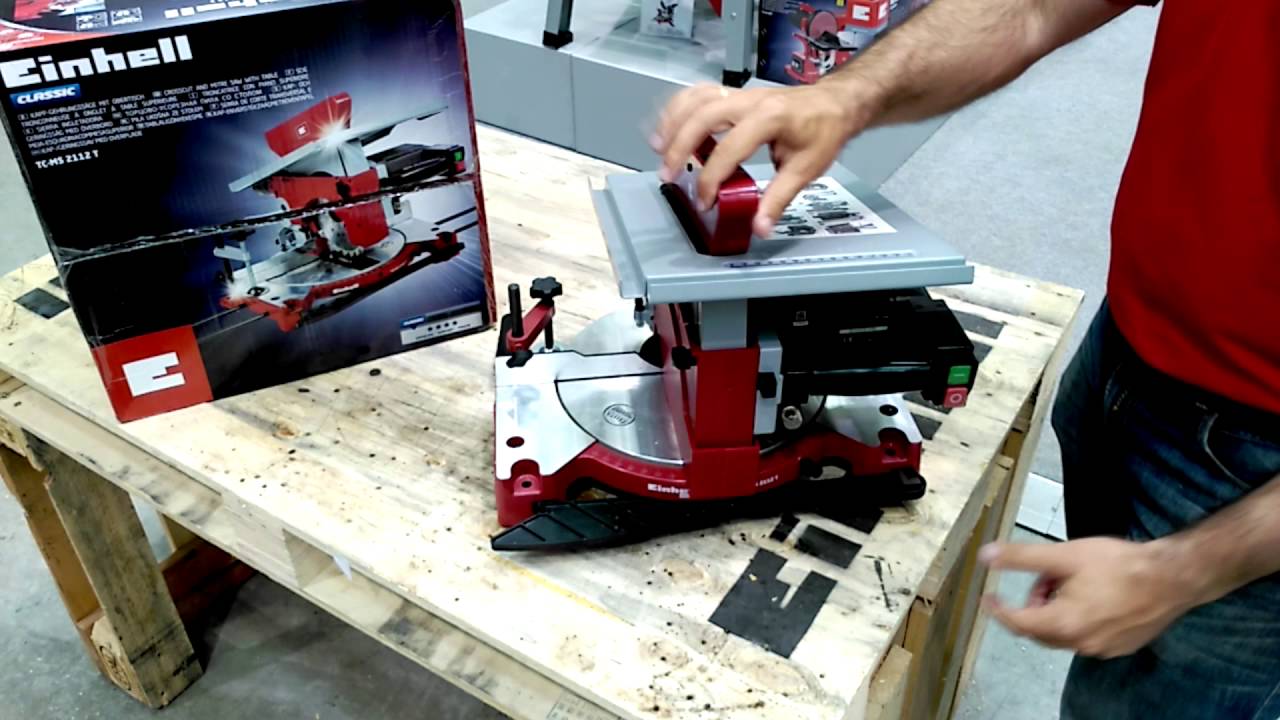 Ingletadora Con Mesa Einhell Tc Ms 2112 T Youtube