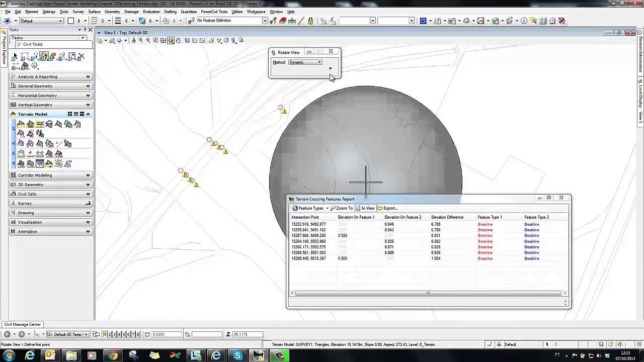 e-Seminar - PowerCivil for Brazil V8i SS3 - Terrain Models - YouTube