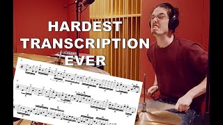 HARDEST DRUM TRANSCRIPTION (Justin Tyson) and what I've learned from it