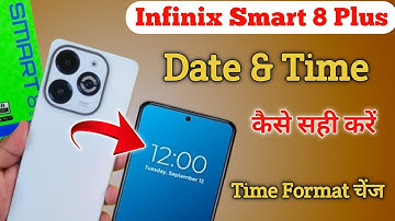 How to set date and time on Infinix Smart 8 Plus || Infinix Smart 8 Plus date aur time ||