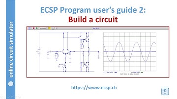 How to build a circuit on ecsp, a best online circuit simulator: user