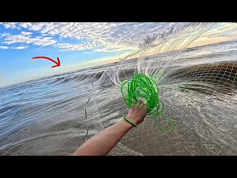 ONE FISH AFTER ANOTHER in the HOLE - NET FISHING!