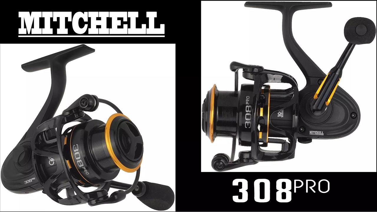 Mitchell 308 Pro Spinning Reel Quick Look and Size Comparison. 