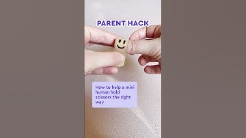 How to Hold Scissors| Preschool Learning for Kids|  Parent Hack #shortsvideo #funlearning #parenting