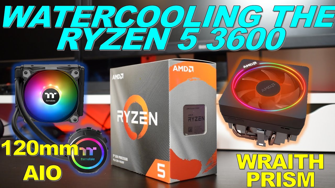 Watercooling the Ryzen 5 with a 120mm AIO Cooler - Upgrade Prism - YouTube