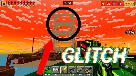 PIXEL GUN 3D weirdest Glitches (2017)