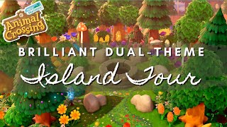BRILLIANT DUAL THEME ISLAND TOUR | Animal Crossing New Horizons