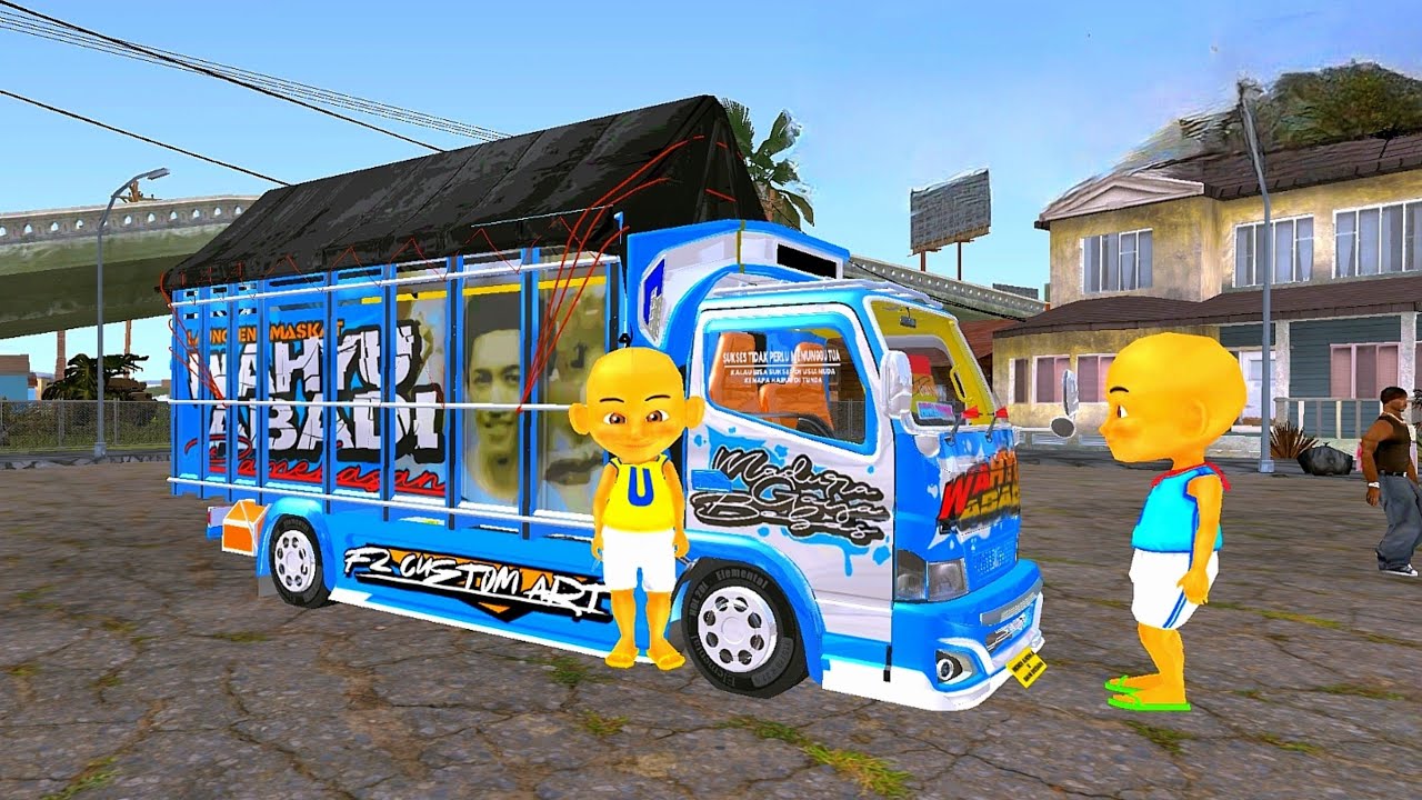 Upin Bantu Ipin Cari Kak Ros Ke Pasar Naik Truk Oleng Yang Paling Keren 🥵🤪 upinstori