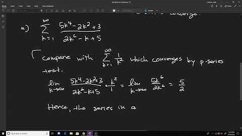 Limit Comparison Test