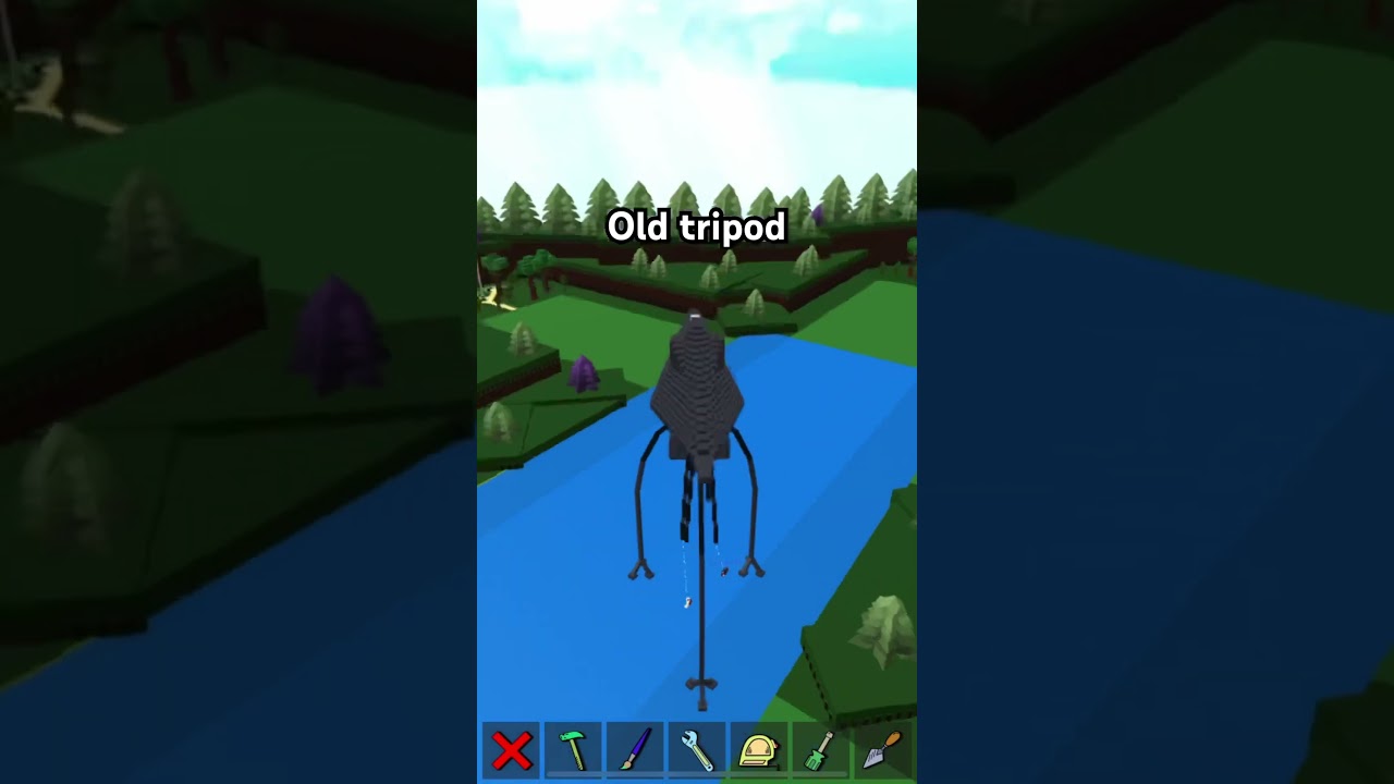 My old tripod vs my new tripod 