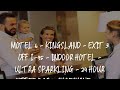Motel 6  kingsland  exit 3 off i95  indoor hotel  ultra sparkling  24 hour coffee bar  shoesh
