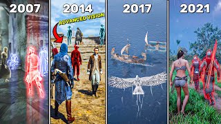 Evolution of Eagle Vision in Assassin's Creed Games (2007-2021)