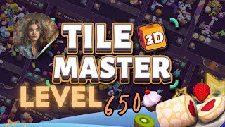 Tile Master 3D - Triple Match Level 650 screenshot 3