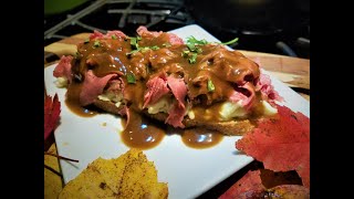 Hot Open Roast Beef Sandwich