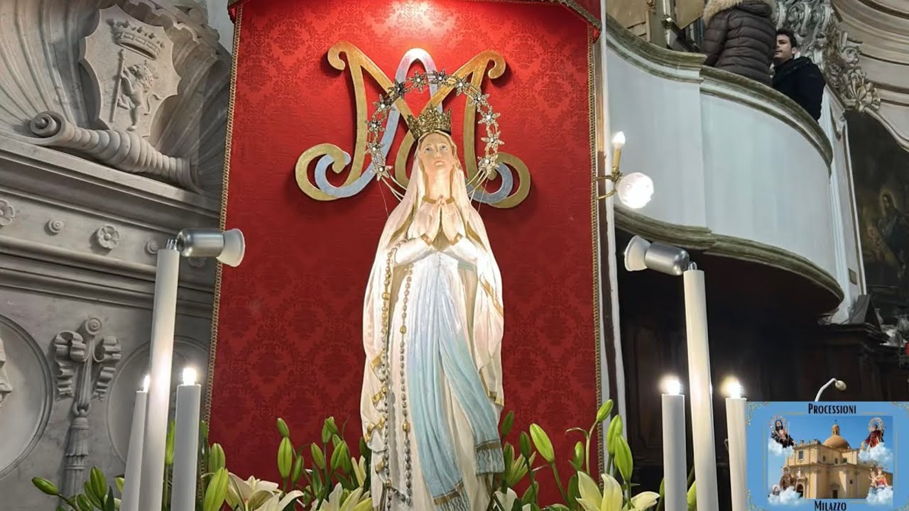 PROCESSIONE IN ONORE DELLA MADONNA DI LOURDES - MILAZZO 10 FEBBRAIO 2026