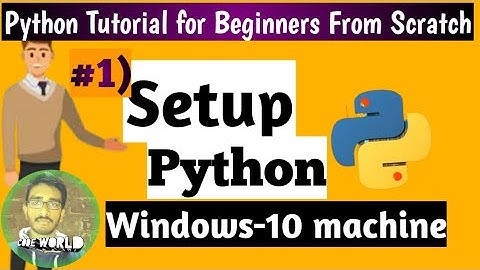 #1 how to install and setup python on windows 10|Python Tutorial for Beginners[from Scratch] |Python