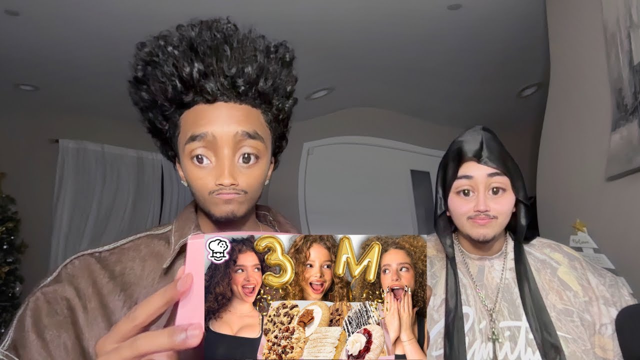 Kalogeras crumbl cookie reaction video (ft. TOS eating crumbl cookie)