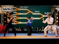 cobra kai (2018) - robby vs. hawk: pure tournament chaos