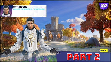 FORTNITE OATHBOUND QUESTS (PART 2)! Challenge Locations & Voicelines - A New Kingdom Loading Screen
