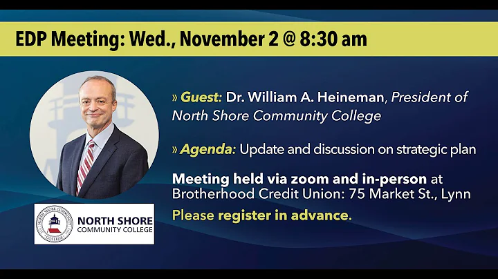 EDP Meeting w/ Dr. William A. Heineman, President ...