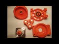 Planetary compound -235:1 ratio, 3D-printed