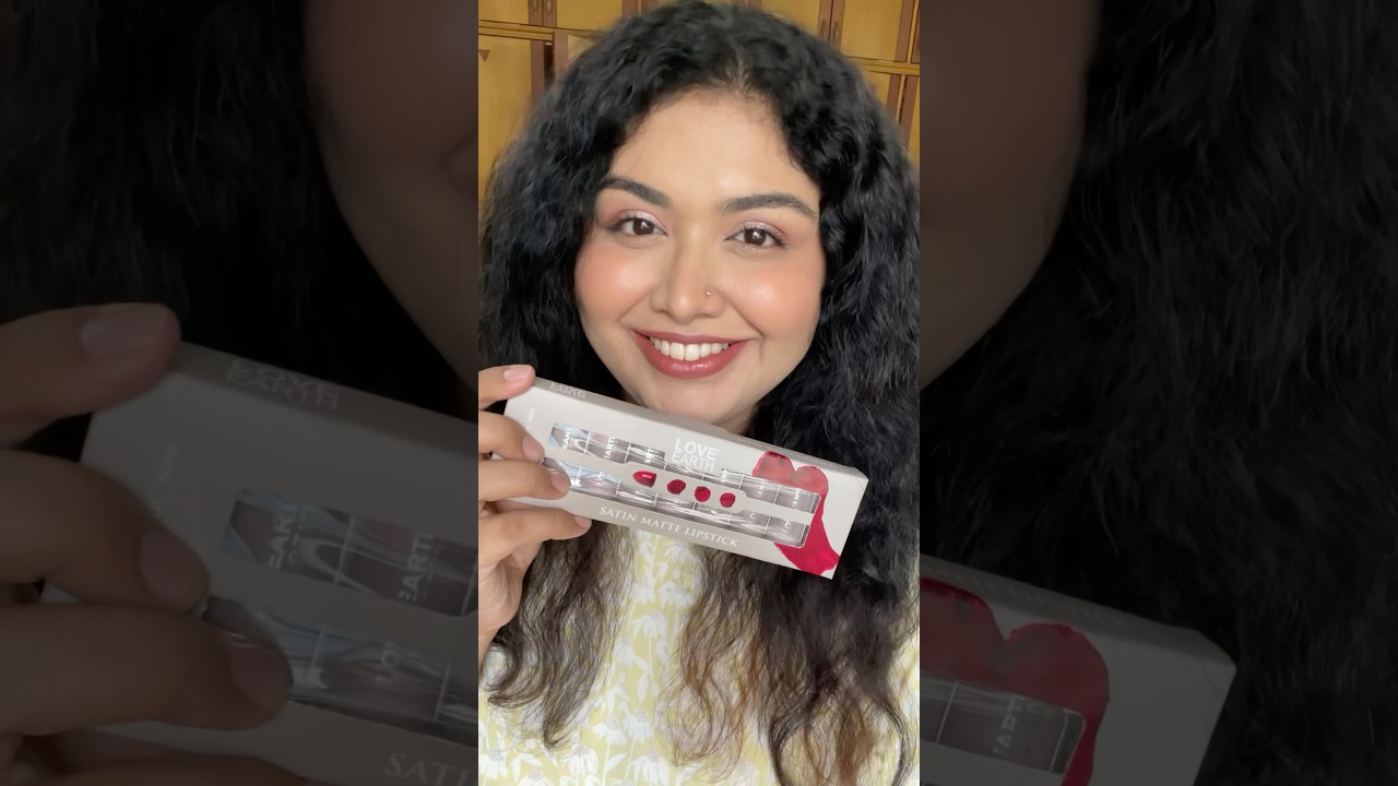 Свотчи матовой помады Love Earth Satin | Мини-помады | Свотчи губ | Помады Bullet