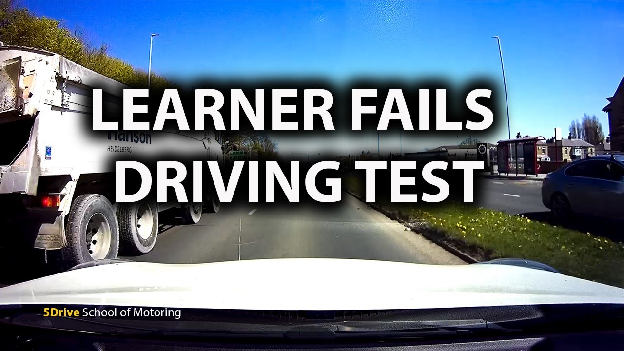 Учащийся провалил экзамен по вождению в экзаменационном центре Торнбери