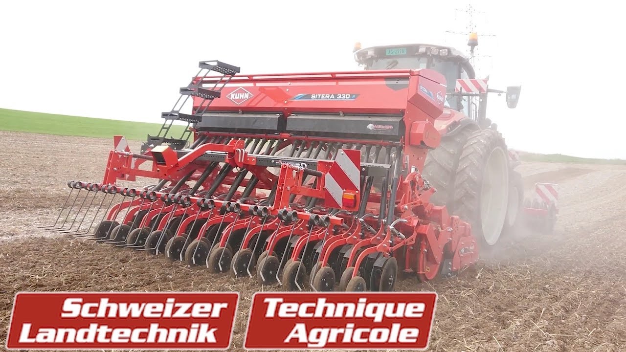 Kuhn «Sitera 330e»: Kompakte Sämaschine mit elektrischem Antrieb