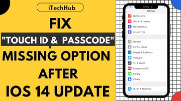Fix "Touch ID & Passcode" Missing From Settings After iOS 14 Update