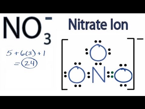 Lewis Structure Nitrate Anion