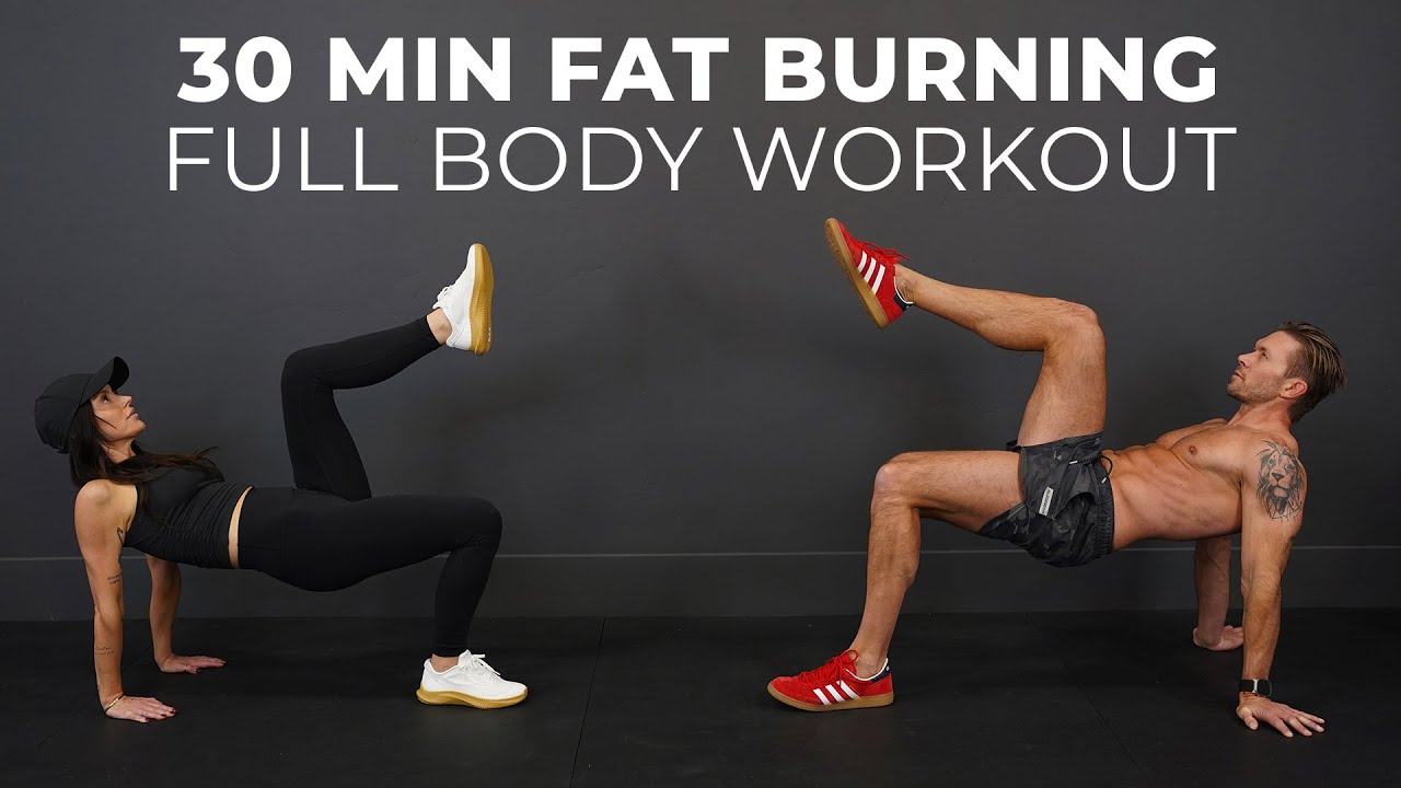30 Minute No Equipment HIIT – Full Body Fat Burn Workout at Home // No ...
