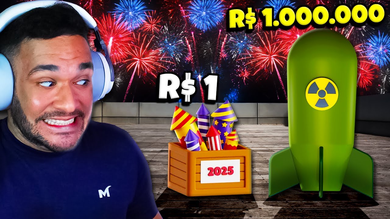 FOGOS de R$1 vs R$1.000.000 no Fireworks Mania!