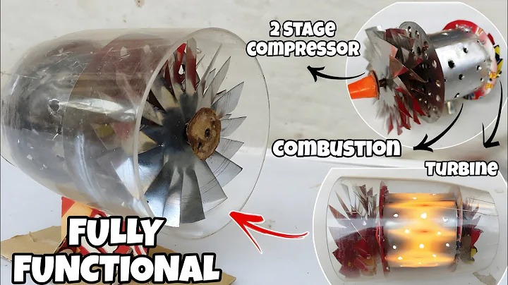 Building a Fully Functional SEE-THRU Jet Engine | diy jet engine #jetengine