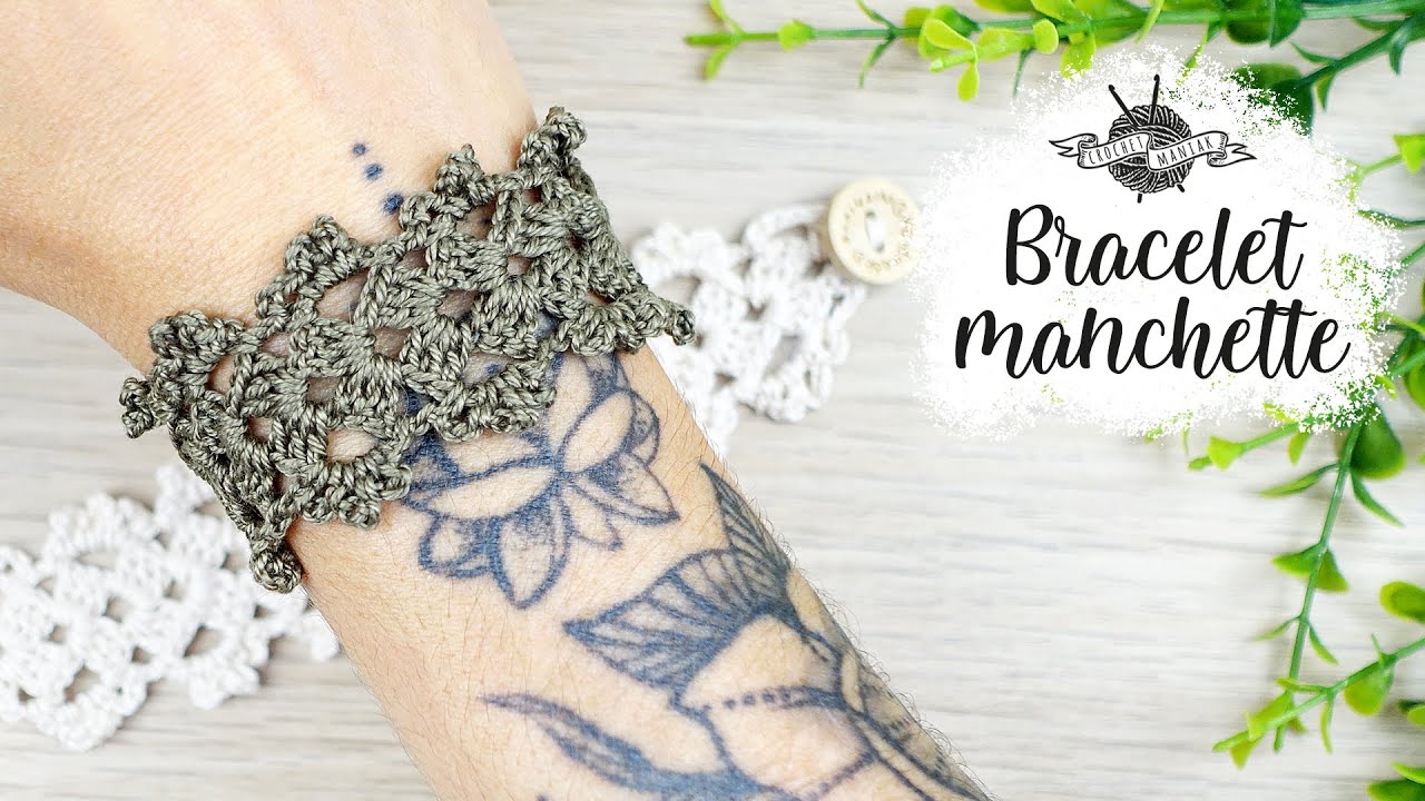 Bracelets manchettes Bracelet-Bresilien-Macrame-Manchette-Large