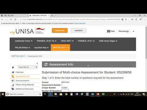 How to submit Assignment 1 of MFP1501